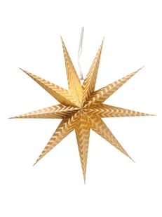 Boltze Zawieszka dekoracyjna "Nastar" w kolorze złotym - Ø 30,5 cm - Ozdoby bożonarodzeniowe - miniaturka - grafika 1