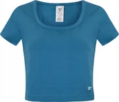 Koszulki i topy damskie - REEBOK - KOSZULKA DAMSKA CL WDE JERSEY TOP IC0120 Niebieska - Reebok - miniaturka - grafika 1
