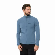 Bluzy męskie - Męska bluza polarowa Jack Wolfskin PRELIGHT FZ M elemental blue - S - miniaturka - grafika 1