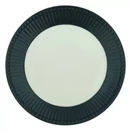 Talerze - Biało-szary ceramiczny talerz Green Gate Alice, ø 23 cm - miniaturka - grafika 1