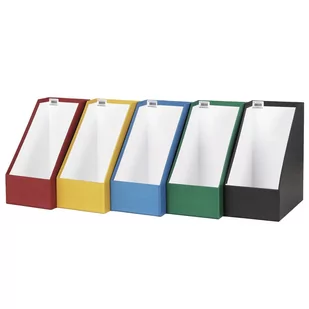Pudełko na dokumenty pojemnik na czasopisma 300 x 250 x 160 zielone - Pudła i kartony archiwizacyjne - miniaturka - grafika 1
