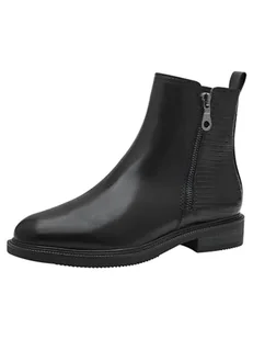 Marco Tozzi Damskie botki Zip+Slip 2-25362-43 modne kozaki, Black Comb, 39 EU, czarny Comb, 39 EU - Botki damskie - miniaturka - grafika 1