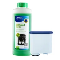 Akcesoria i części do ekspresów do kawy - Zestaw do Ekspresu Philips Saeco, Filtr AL-Clean, Odkamieniacz Aqualogis Verde 500ml - miniaturka - grafika 1