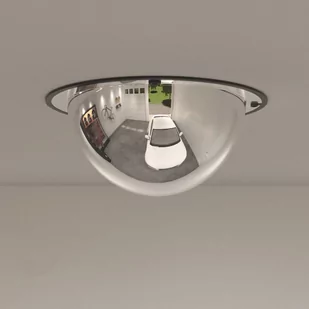Sferyczne lustro drogowe, 1/2 kuli, Ø40 cm, akryl - Wyposażenie miejsc publicznych - miniaturka - grafika 1