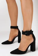 Czółenka - Czarne Czółenka Mommoi - miniaturka - grafika 1