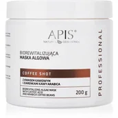 Maseczki do twarzy - APIS Coffee Shot Biorewitalizująca Maska Algowa z Kwasem Kawowym i Ziarenkami Kawy 200g - miniaturka - grafika 1