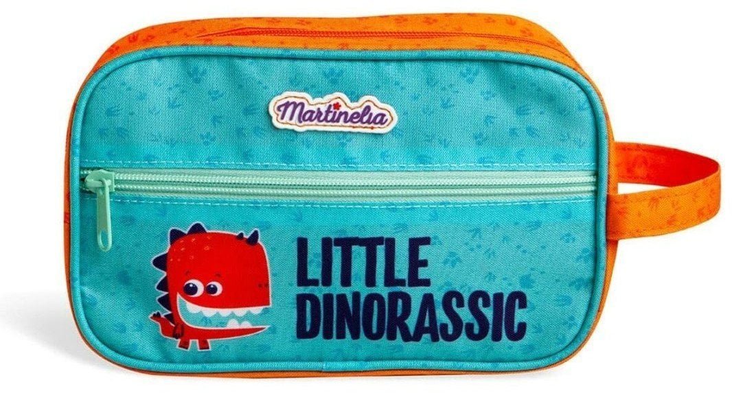 Neseser dla dzieci Martinelia Niebieski Dinozaur