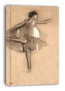 Obrazy i zdjęcia na płótnie - Dancer on pointe, Edgar Degas - obraz na płótnie Wymiar do wyboru: 90x120 cm - miniaturka - grafika 1