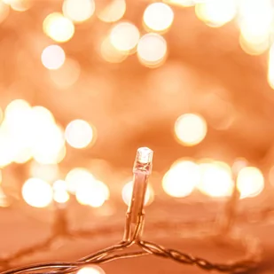 Lumarko Sznur lampek LED, 150 diod w kolorze ciepłej bieli, 15 m, PVC - Oświetlenie świąteczne - miniaturka - grafika 4