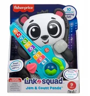 Zabawki interaktywne dla dzieci - Zabawka Interaktywna Fisher Price Link Squad Panda Liczenie i kształty - zabawka - miniaturka - grafika 1