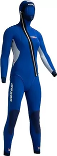 Cressi Medas Lady Complete Wetsuit 5 mm, Kompot spodnie/stanik kurtka Zip przekątnej z kapturem damskie, niebieski (srebrny), M - Pianki do pływania - miniaturka - grafika 1