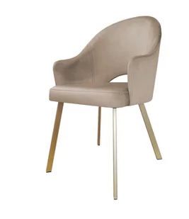 Krzesło Velvet noga złota PROF - Krzesła Krzesło Velvet noga złota PROF - Krzesła - miniaturka - grafika 1