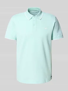 Koszulka polo o kroju regular fit z mieszanki bawełny - Koszulki męskie - miniaturka - grafika 1