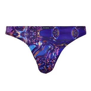 bruno banani stringi ametyst, Fioletowy nadruk, S - Majtki damskie - miniaturka - grafika 1