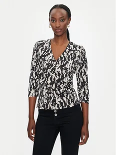 Morgan Bluzka 242-TDIANE Czarny Slim Fit - Bluzki damskie - miniaturka - grafika 1