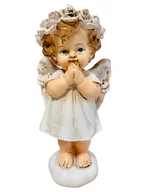 Figurki dekoracyjne - Figurka Aniołek złożone rączki 11cm SGCH24935-B - miniaturka - grafika 1