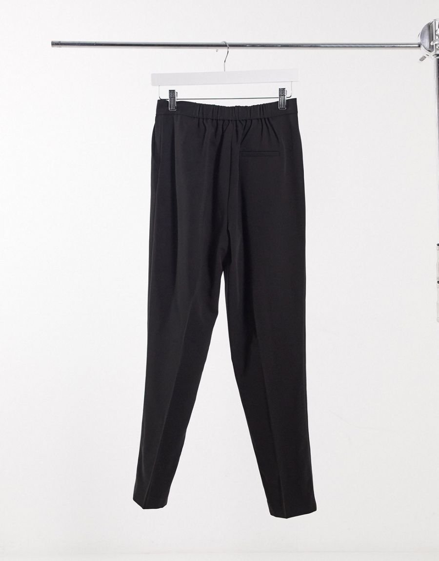 NEW LOOK SPODNIE DAMSKIE CZARNE CYGARETKI 32 1DCD
