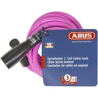 Zabezpieczenia do roweru - Zapięcie rowerowe ABUS 2106 180/07K Lock Linka Różowy - miniaturka - grafika 1