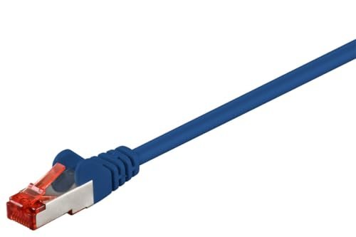 Goobay Cat 6-050 SSTP PIMF Blue 0,50 m kabel sieciowy Niebieski 0,50 m 0,5 m 68266