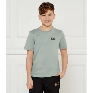 EA7 T-shirt Regular Fit - Koszulki dla chłopców - miniaturka - grafika 1