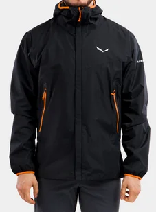 Kurtka przeciwdeszczowa Salewa Pelmo PTX 2L Jacket - black - Kurtki męskie - miniaturka - grafika 1