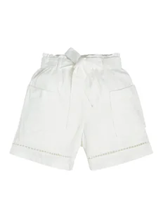 Guess Szorty materiałowe J3GD03 WE8R0 Biały Relaxed Fit - Spodenki damskie - miniaturka - grafika 1