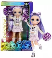 Lalki dla dziewczynek - MGA Entertainment Rainbow High Fashion Lalka Cheerleaderka Violet Willow 572084 MGAE 572084 572558EU - miniaturka - grafika 1