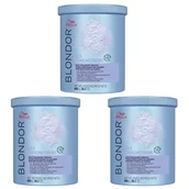 Zestawy kosmetyków damskich - Wella Blondor Multi Blond Powder, Zestaw do włosów: rozjaśniacz w proszku, 3x800g - miniaturka - grafika 1