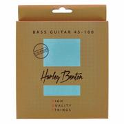 Struny do gitary basowej Harley Benton HQS Bass 45-100 Flatwound 4-strun.