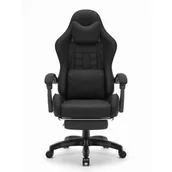 Fotele gamingowe - Fotel CABRO C501 Czarny - miniaturka - grafika 1