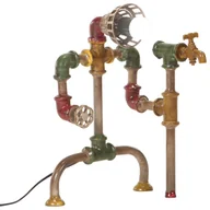 Lampy sufitowe - vidaXL Lumarko Stojąca lampa z rur w industrialnym stylu - miniaturka - grafika 1