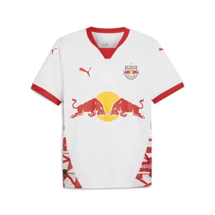Męska koszulka domowa FC Red Bull Salzburg 24/25 PUMA White Red - Koszulki sportowe męskie - miniaturka - grafika 1