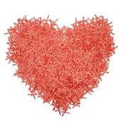 Scrapbooking - Mini Kokardka Ozdobna 2,5X2,5Cm Arbuzowa 20Szt Km4 - miniaturka - grafika 1