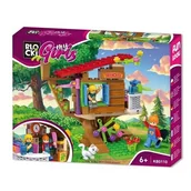 Klocki - Klocki Blocki Mygirls 155 Elementy Domek Na Drzewie Kb0110 - miniaturka - grafika 1