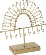 Biżuteria - akcesoria - Avilia Storage Box Jewels Biżuteria Stojak na biżuterię z lustrem H 26 cm - Elegancja i organizacja Twojej biżuterii - złoto 24,5x25 cm - miniaturka - grafika 1