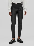 Spodnie damskie - Vila Legginsy Commit 14079967 Czarny Slim Fit - miniaturka - grafika 1