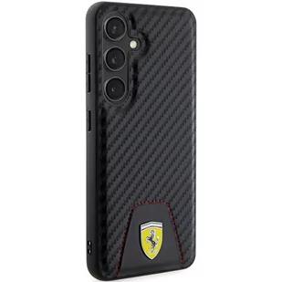 FerrariFEHCS24SN3PUK S24 S921 czarny/black hardcase Carbon Stitched Bottom - Etui i futerały do telefonów - miniaturka - grafika 4