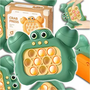 Pop it gra zręcznościowa elektroniczna antystresowa krab zabawka dla dzieci - Zabawki zręcznościowe - miniaturka - grafika 1