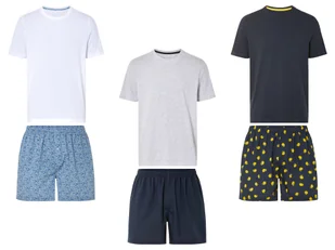 LIVERGY® Piżama męska z bawełną - Piżamy męskie LIVERGY® Piżama męska z bawełną - Piżamy męskie - miniaturka - grafika 1