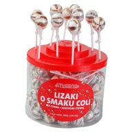 Gumy do żucia, lizaki, dropsy - Stewiarnia Lizaki o smaku coli bez cukru, 800g - miniaturka - grafika 1