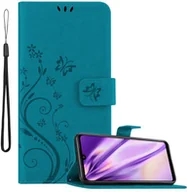 Etui i futerały do telefonów - Cadorabo Etui do Xiaomi RedMi NOTE 7 Pokrowiec ochronny w kolorze niebieskim Pokrowiec ochronny Etui na telefon komórkowy Etui Flowers Flower Case - miniaturka - grafika 1