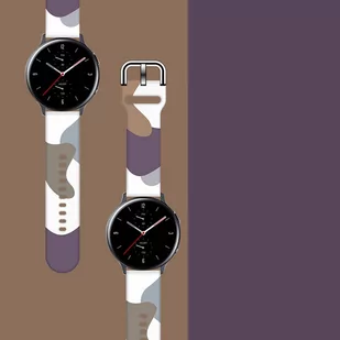 Strap Moro opaska do Samsung Galaxy Watch 42mm silikonowy pasek bransoletka do zegarka wzór 9 - Etui i futerały do telefonów - miniaturka - grafika 2