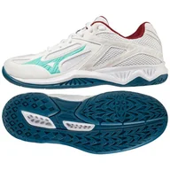 Siatkówka - Buty siatkarskie Mizuno Lightning Star Z6 Jr V1GD210348 białe białe - miniaturka - grafika 1