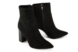CAPRICE 25308-23 044 black stretch, botki damskie - Caprice - Botki damskie - miniaturka - grafika 1