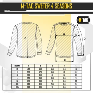 M-Tac - Sweter 4 Seasons - Niebieski - 20044006 - Odzież taktyczna i umundurowanie - miniaturka - grafika 9
