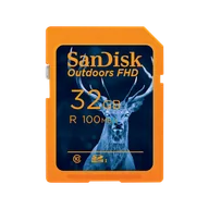 Karty pamięci - SanDisk Outdoors FHD SDXC UHS-I Card - 32GB Single Pack - SDSDUNR-032G-GN6VN - miniaturka - grafika 1