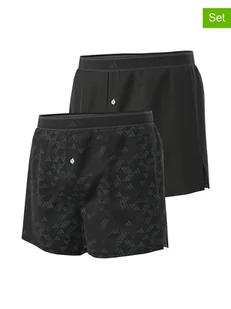 adidas Bokserki (2 pary) w kolorze czarnym - Majtki męskie - miniaturka - grafika 1