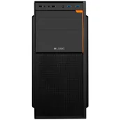 Obudowy komputerowe - Logic Concept komputerowa J23 midi tower ATX USB 3.0 x 2 Czarna - miniaturka - grafika 1