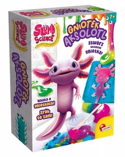 Zestaw Slumi Science - Gniotek Aksolotl Lisciani - Zabawki kreatywne - miniaturka - grafika 1
