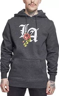 Bluzy męskie - Mister Tee (MISUQ) Mister Tee (męski rozmiar misuq) LA Rose bluza z kapturem Hoodie, szary, s MT622 - miniaturka - grafika 1